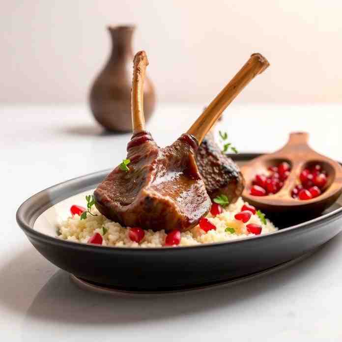Fragrant Lamb Shank Baghali Polo